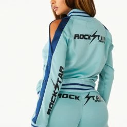 WOMENS SHORT SETS GIGI SHORT SET - TEAL/NAVY