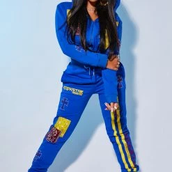 WOMENS TRACK SETS HARPER TRACKSET-ROYAL BLUE