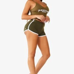 WOMENS ACTIVE SHORT SETS GRACE SHORT SET - OLIVE