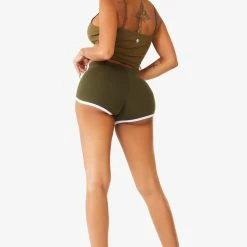 WOMENS ACTIVE SHORT SETS GRACE SHORT SET - OLIVE