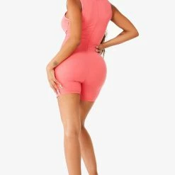WOMENS ROMPERS & JUMPSUITS KIANA ROMPER - CORAL Best Seller