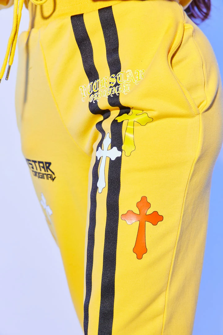 Cheapest 👏 WOMENS TRACK SETS NATASHA TRACKSET-YELLOW 👏 5 WOMENS TRACK SETS NATASHA TRACKSET-YELLOW