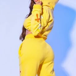 Cheapest 👏 WOMENS TRACK SETS NATASHA TRACKSET-YELLOW 👏 15 WOMENS TRACK SETS NATASHA TRACKSET-YELLOW