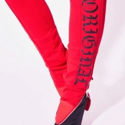 Cheap 👍 WOMENS TRACK SETS ANGEL TRACKSET-RED 🤩 18 WOMENS TRACK SETS ANGEL TRACKSET-RED