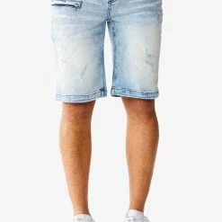 MENS SHORTS DAG WASH DENIM SHORT- BLUE