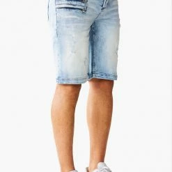 MENS SHORTS DAG WASH DENIM SHORT- BLUE
