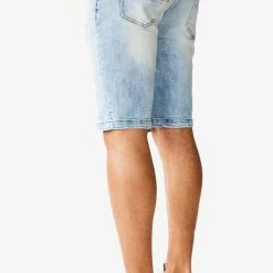 MENS SHORTS DAG WASH DENIM SHORT- BLUE