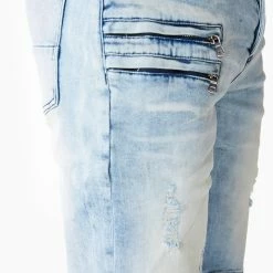 MENS SHORTS DAG WASH DENIM SHORT- BLUE