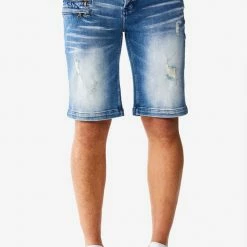 MENS SHORTS KENNY DENIM SHORT- BLUE