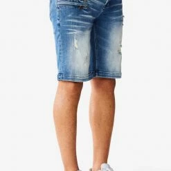 MENS SHORTS KENNY DENIM SHORT- BLUE