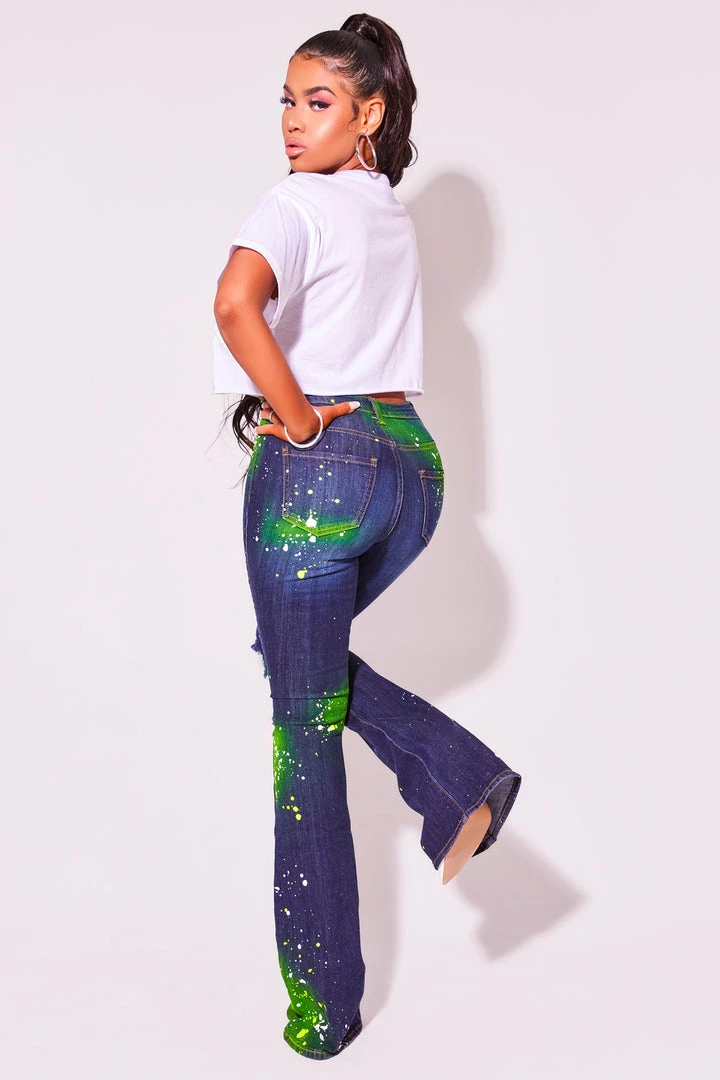 Buy ๐ฅฐ WOMENS ๐ JEANS TAYLA FLARE JEAN-MED. WASH ๐ 5 WOMENS JEANS TAYLA FLARE JEAN-MED. WASH