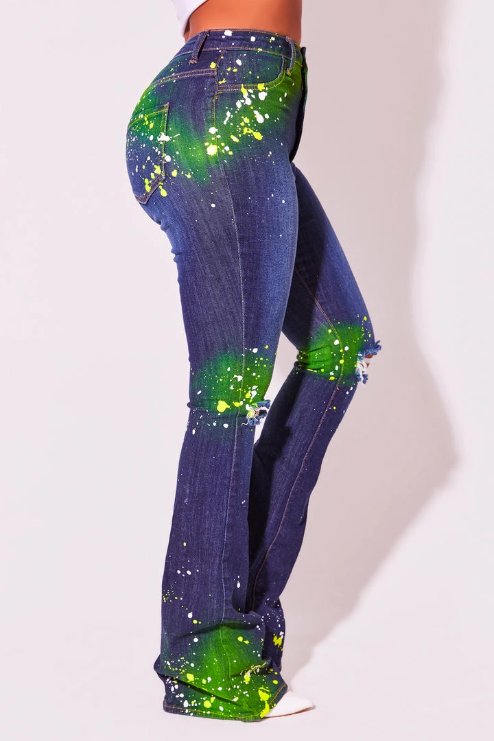 Buy ๐ฅฐ WOMENS ๐ JEANS TAYLA FLARE JEAN-MED. WASH ๐ 1 WOMENS JEANS TAYLA FLARE JEAN-MED. WASH