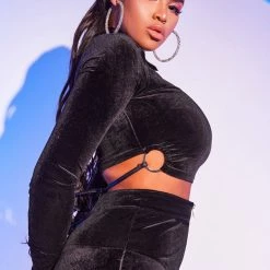 Buy ๐ WOMENS ๐ DRESSES RYLEE VELVET SET-BLACK Best Seller ๐ 12 WOMENS DRESSES RYLEE VELVET SET-BLACK Best Seller