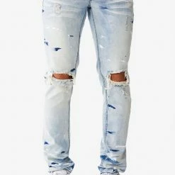 MENS JEANS VINCI PAINTER JEAN- BLUE