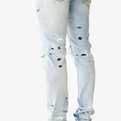 MENS JEANS VINCI PAINTER JEAN- BLUE