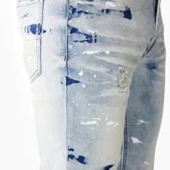 MENS JEANS VINCI PAINTER JEAN- BLUE