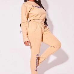 WOMENS TRACK SETS LOTTIE TRACKSET-BEIGE