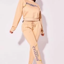 WOMENS TRACK SETS LOTTIE TRACKSET-BEIGE