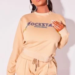 WOMENS TRACK SETS LOTTIE TRACKSET-BEIGE