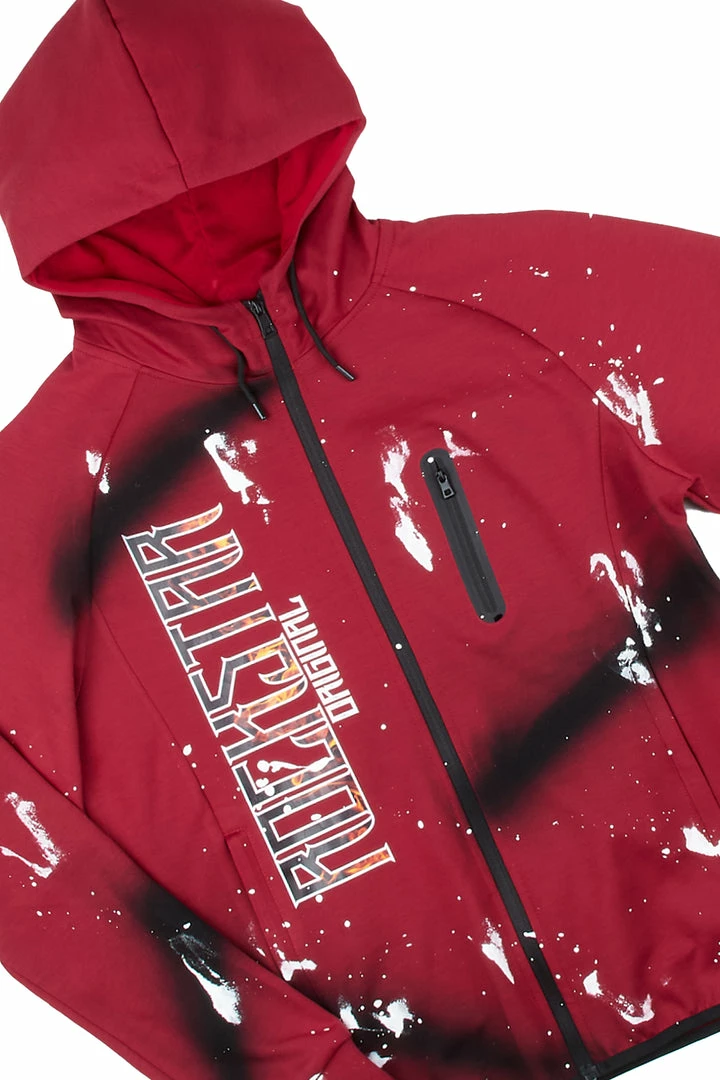 Coupon ⭐ MENS TRACK SETS LORO GRAPHIC TRACK SET-BURGUNDY 🥰 2 MENS TRACK SETS LORO GRAPHIC TRACK SET-BURGUNDY