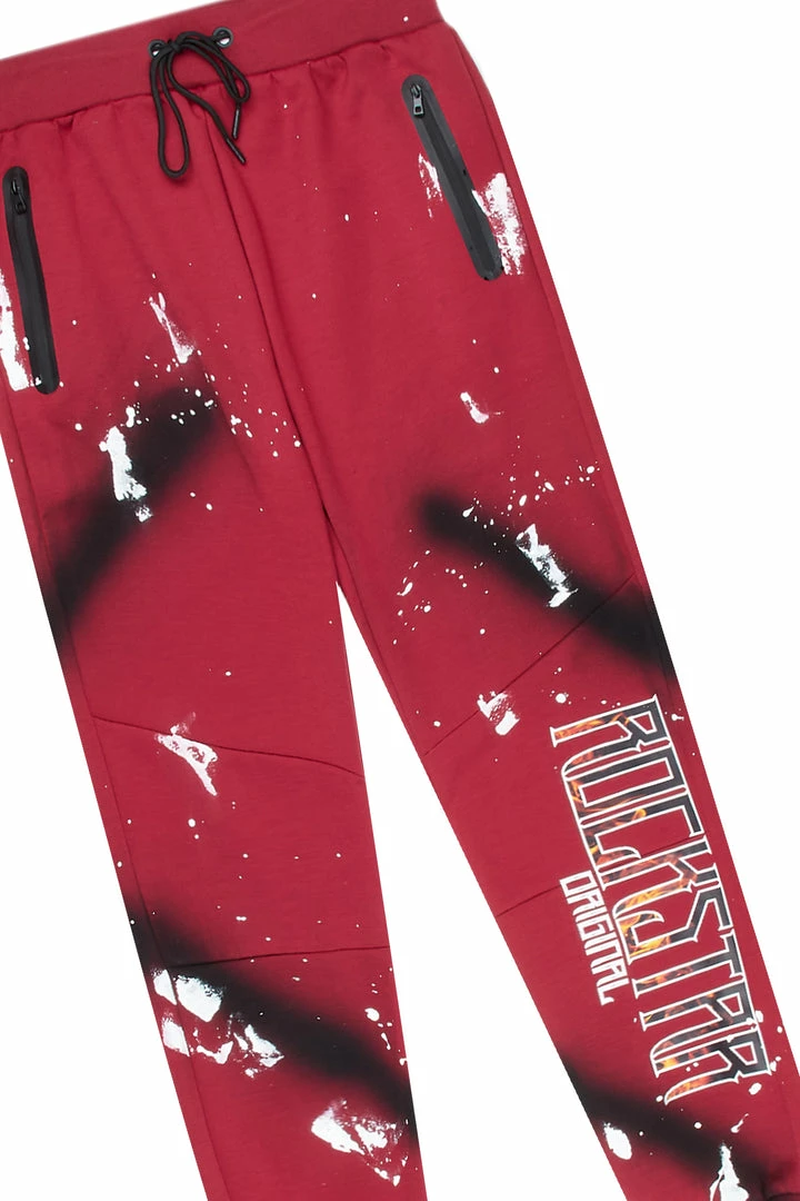 Coupon ⭐ MENS TRACK SETS LORO GRAPHIC TRACK SET-BURGUNDY 🥰 3 MENS TRACK SETS LORO GRAPHIC TRACK SET-BURGUNDY