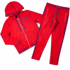 MENS TRACK SETS LAZARUS TRACKSET -RED