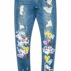 WOMENS JEANS Best Seller LOVERGIRL JEAN - MED. WASH