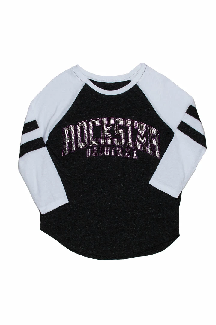 Wholesale ๐ WOMENS TEES MAIA โพ BASEBALL TEE-BLACK ๐ 1 WOMENS TEES MAIA BASEBALL TEE-BLACK
