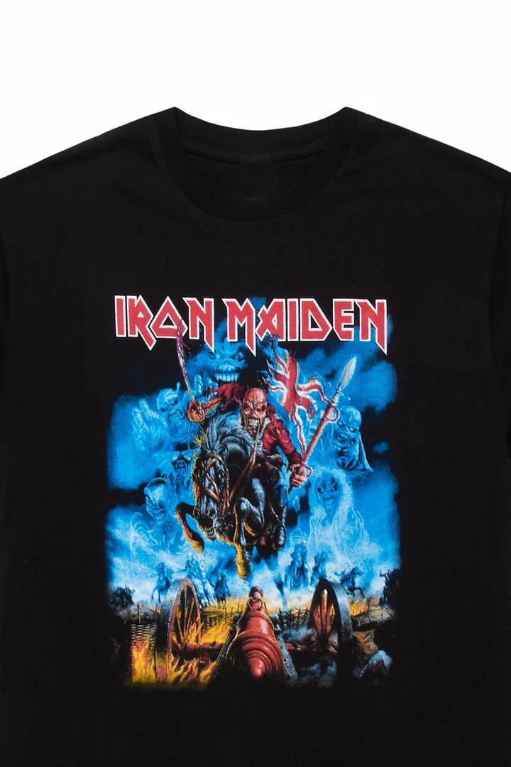 Best deal ❤️ MENS TEES MAIDEN WEST T-SHIRT-BLACK ❤️ 2 MENS TEES MAIDEN WEST T-SHIRT-BLACK