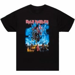 MENS TEES MAIDEN WEST T-SHIRT-BLACK