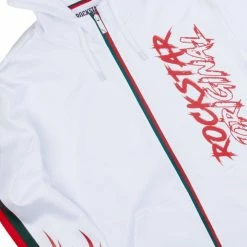 MENS TRACK SETS MANE GRAPHIC TRACK SET-WHITE