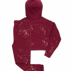 WOMENS TRACK SETS MARIPOSA TRACKSET-BURGUNDY