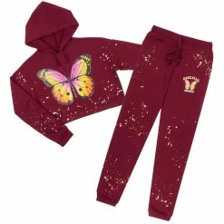 WOMENS TRACK SETS MARIPOSA TRACKSET-BURGUNDY