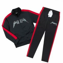 Rockstar Original Sales 44 MENS TRACK SETS MARQI GRAPHIC TRACK SET-BLACK/RED