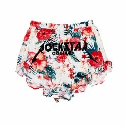 WOMENS SHORTS MARTINA CROCHET TRIM SHORT-BEIGE