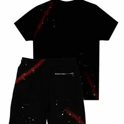 MENS SHORT SETS Track Sets MAVEN SHORT SET-BLACK/BLUE