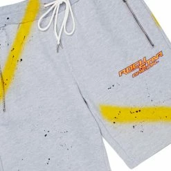 MENS SHORT SETS MAVEN SHORT SET-WHITE/HEATHER