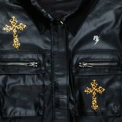 WOMENS JACKETS Best Seller MAXIMA LEATHER JACKET-BLACK