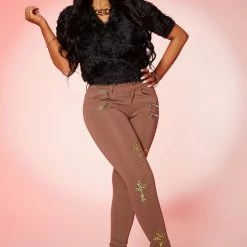 WOMENS TOPS DOTTIE FAUX FUR TOP-BLACK Best Seller