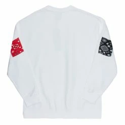 MENS HOODIES & SWEATSHIRTS MEMPHIS GRAPHIC CREWNECK-WHITE Tops