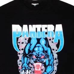 MENS TEES METAL PANTHER T-SHIRT-BLACK Tops