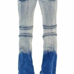 MENS JEANS MORRAY STACKED FLARE JEAN-BLUE
