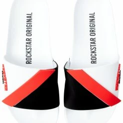 MENS ACCESSORIES MARCELLIN SLIDES- WHITE