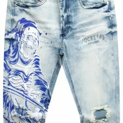 MENS JEANS MILLER JEAN- WHITE Denim