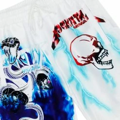 MENS SWIM NASH SWIM SHORT- WHITE