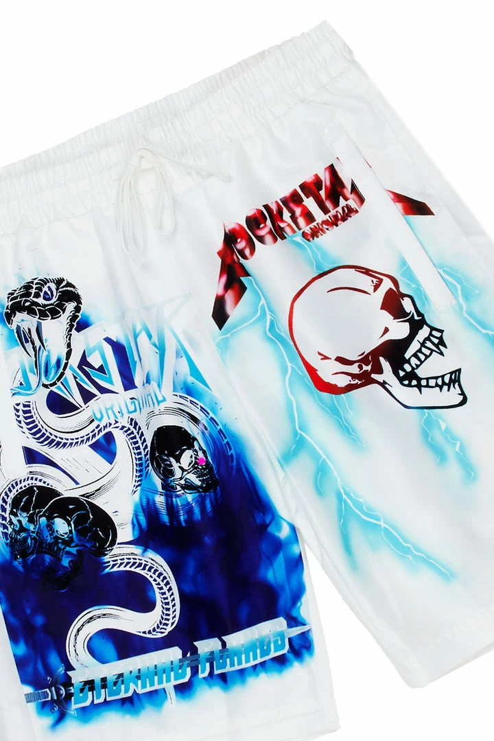 Coupon ⌛ MENS SWIM NASH SWIM SHORT- WHITE 💯 2 MENS SWIM NASH SWIM SHORT- WHITE