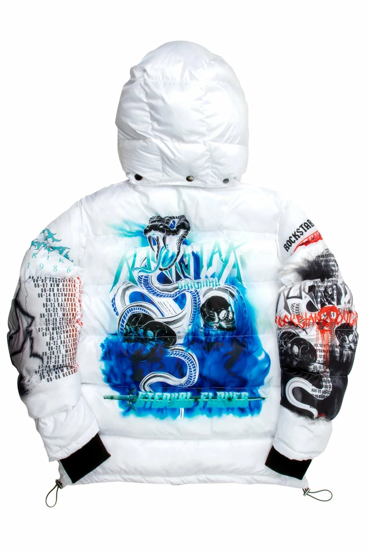 Promo 🌟 BOYS OUTERWEAR KIDS NASH PUFFER JACKET-WHITE New Arrivals 🔥 5 BOYS OUTERWEAR KIDS NASH PUFFER JACKET-WHITE New Arrivals