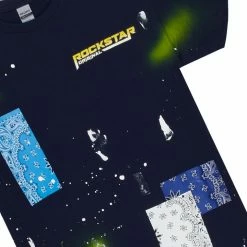 MENS SHORT SETS CIEN T-SHIRT/DENIM SHORT SET-BLUE/NAVY