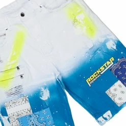 MENS SHORT SETS CIEN T-SHIRT/DENIM SHORT SET-BLUE/NAVY