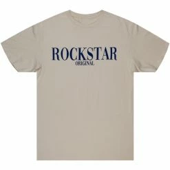 MENS TEES OCTAVIO PRINTED T-SHIRT-BEIGE/NAVY Tops